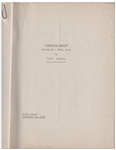 Moe Howard's 31pp. Script Dated October 1938 for The 1939 Stooges Film ''We Want Our Mummy'' -- With Numerous Annotations in Moe's Hand Including Pencil Signatures -- Good to Very Good Condition